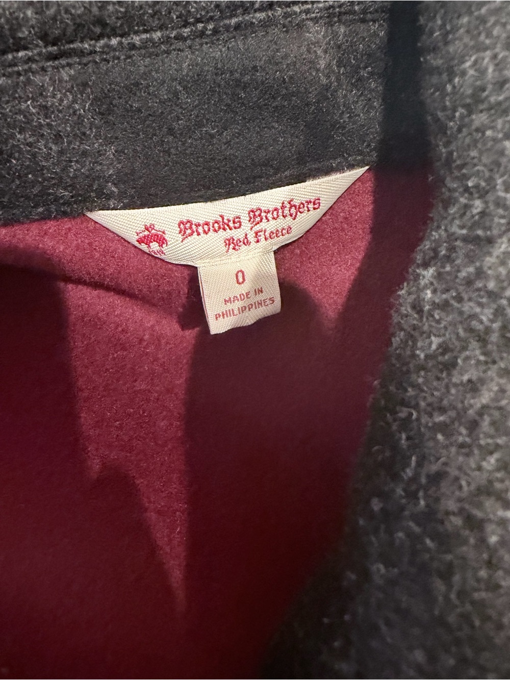 Brooks Brothers Women's Black & Gray Plaid Wool Double-Breasted Peacoat 0 XS - Picture 6 of 8